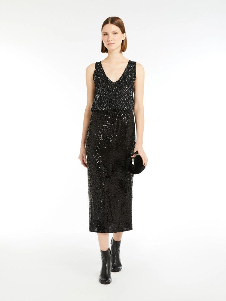 Weekend Max Mara, Colomba Sequinned Yarn Top