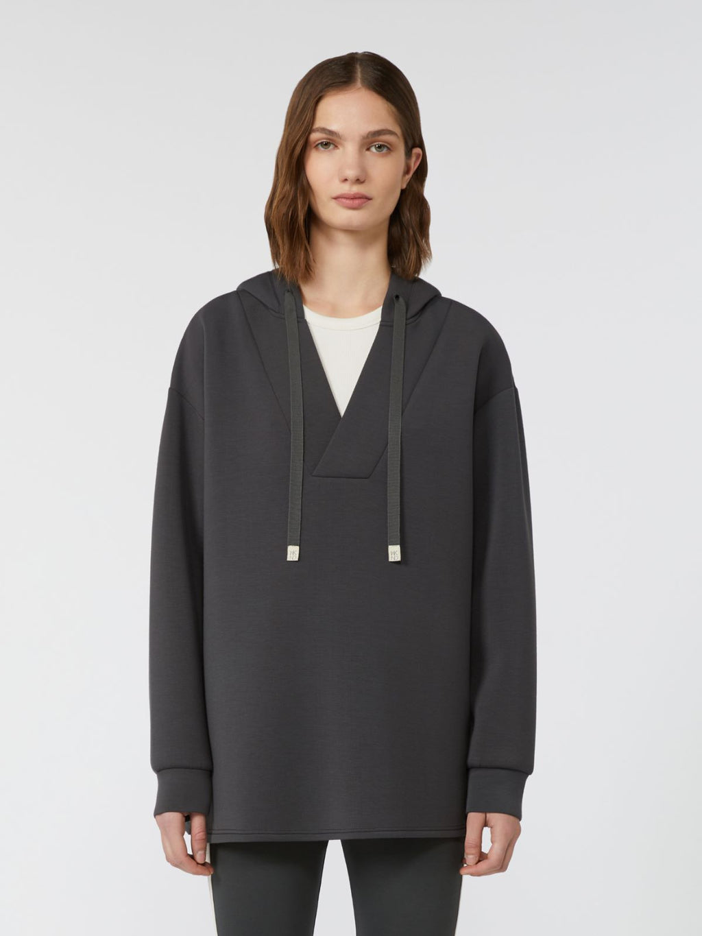 Max Mara Weekend, Giallo Long scuba jersey sweatshirt