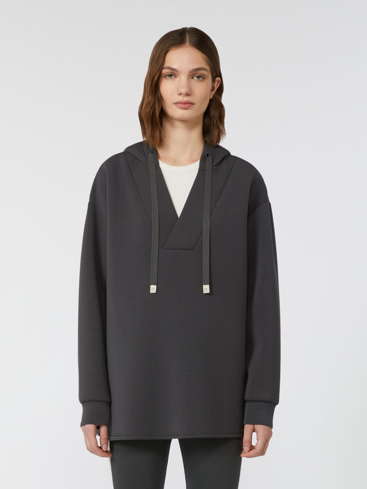 Max Mara Weekend, Giallo Long scuba jersey sweatshirt