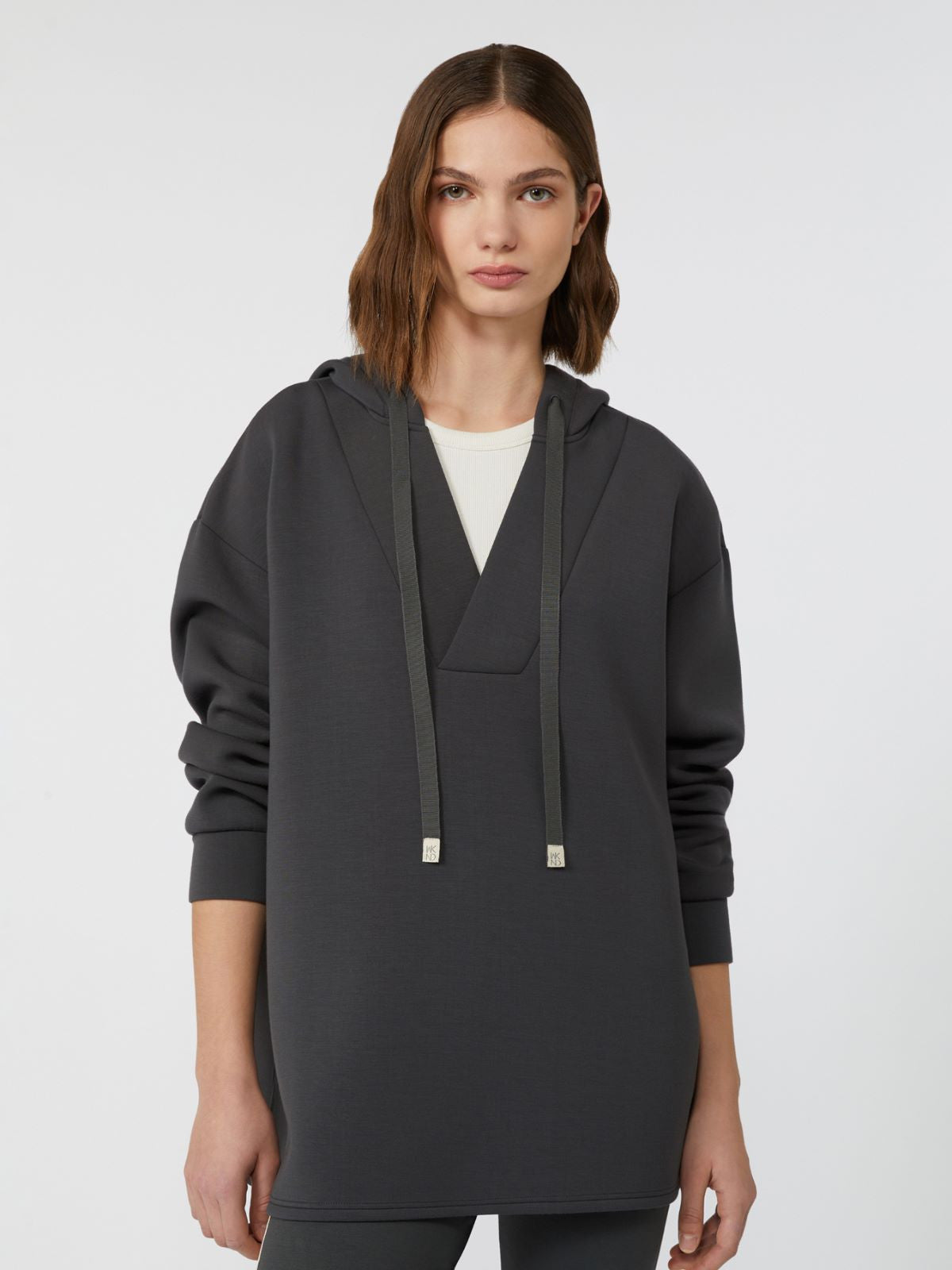 Max Mara Weekend, Giallo Long scuba jersey sweatshirt