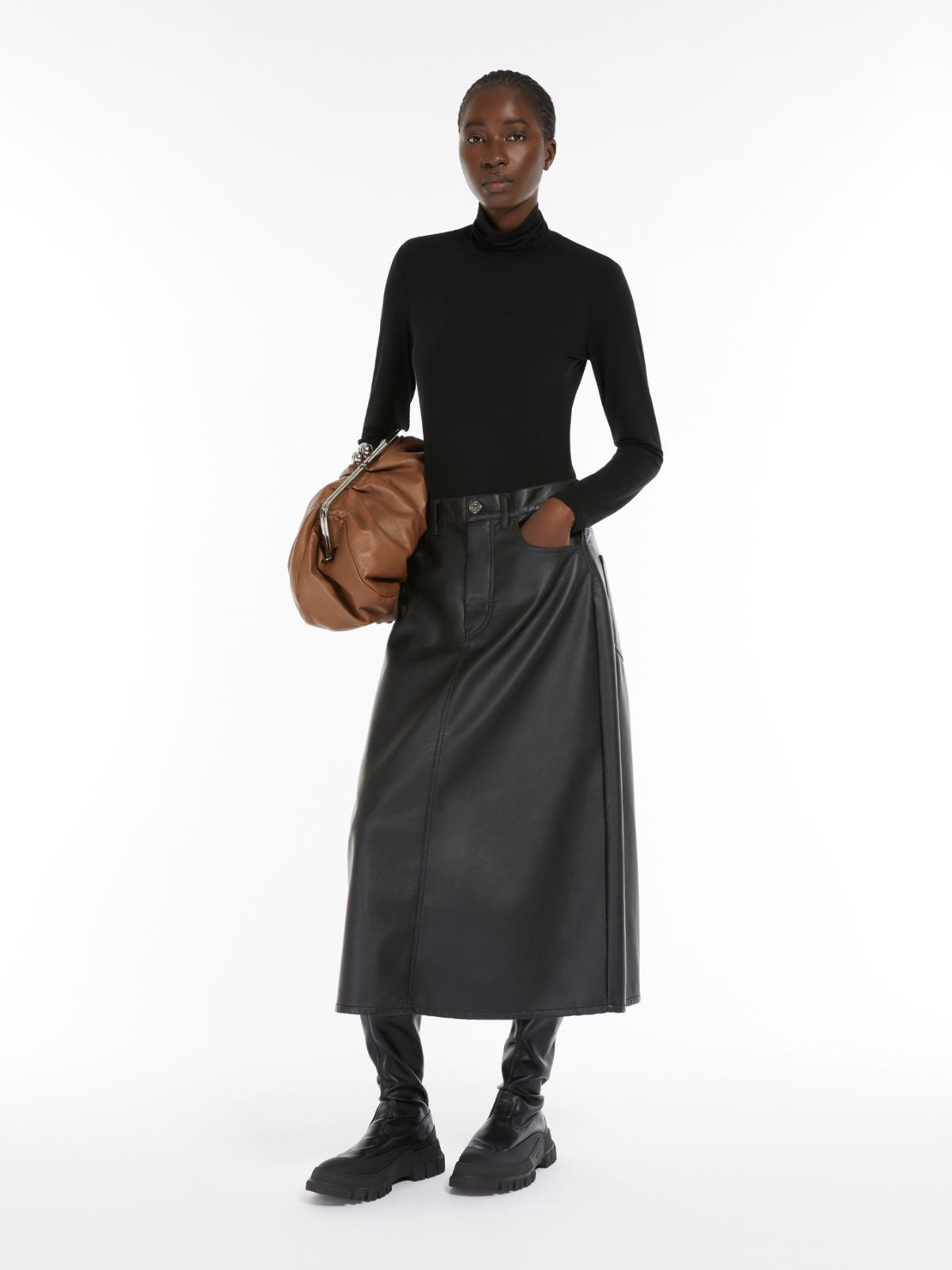 Weekend Max Mara, Multif Viscose Jersey Black