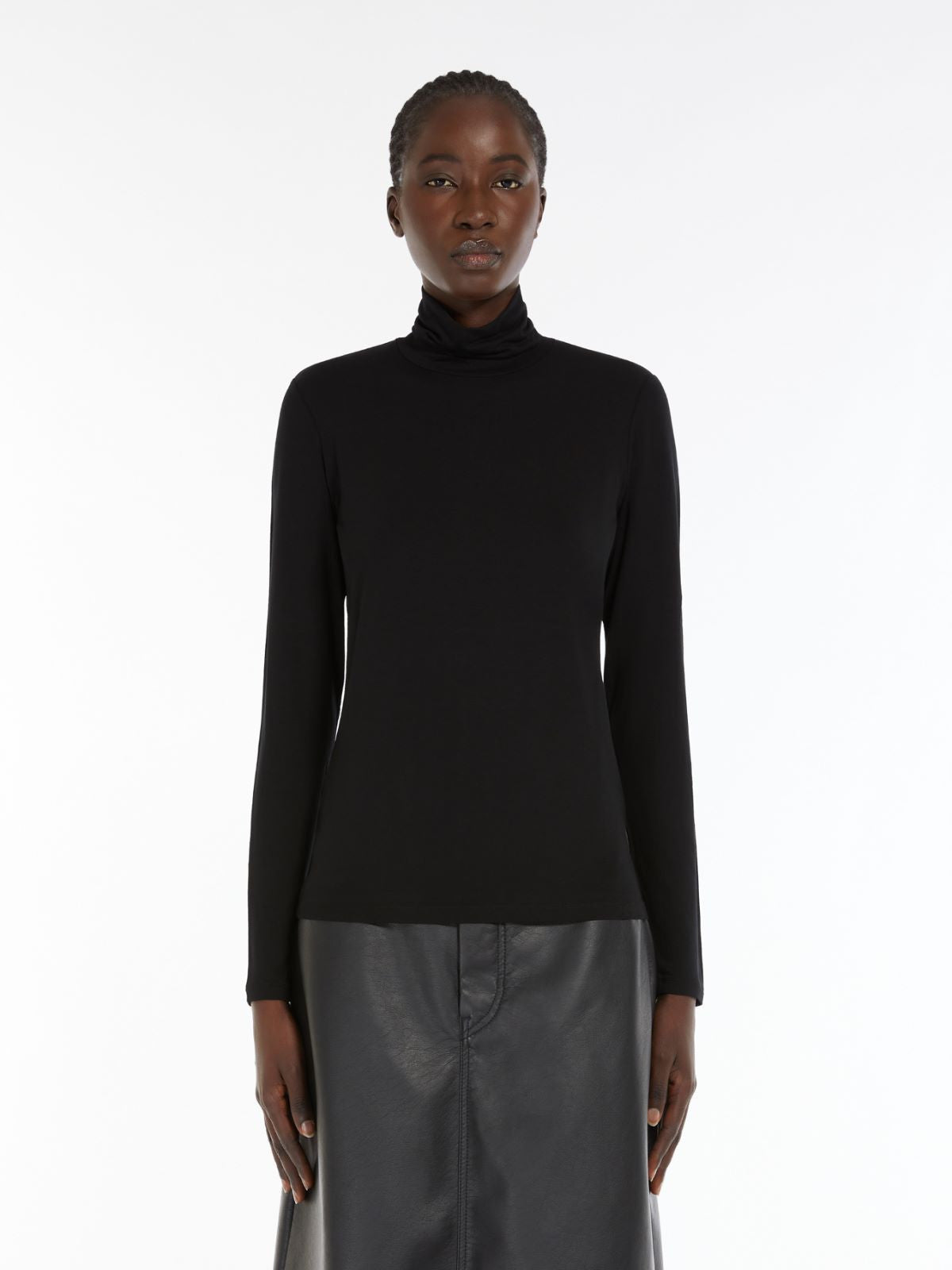Weekend Max Mara, Multif Viscose Jersey Black
