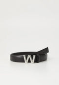 Weekend Max Mara, West Branded buckle-embellished leather belt